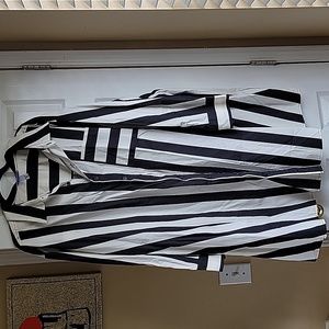 Future Collective black & white striped dress